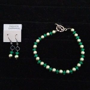 Green pearl set